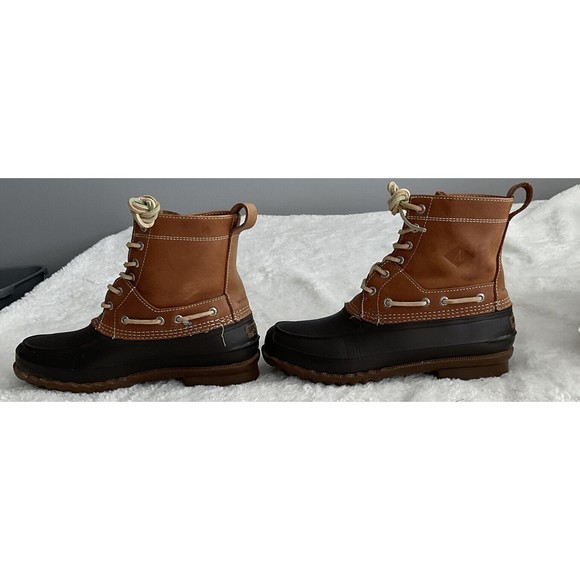 Sperry Decoy Duck Hunting Waterproof Brown Leather Boots Mens 8M main image 9
